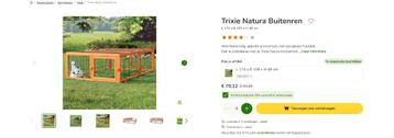 Trixie Natura Buitenren - konijnen (z.s.m. weg) beschikbaar voor biedingen