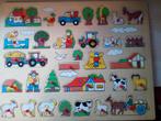 Puzzels in hout 6 stuks, Ophalen, Zo goed als nieuw