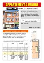 Appartement à vendre complétement rénové, Immo, Huizen en Appartementen te koop, Bruxelles, 91 m², Appartement, 2 kamers