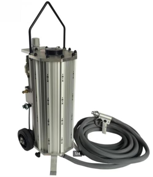 Complete luchtgominstallatie met benzine compressor, Doe-het-zelf en Bouw, Reinigingsmachines, Zo goed als nieuw, Overige typen
