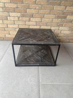Vierkante salontafel/bijzettafel Flamant, Huis en Inrichting, Tafels | Salontafels, Ophalen, Gebruikt, 50 tot 100 cm, Vierkant