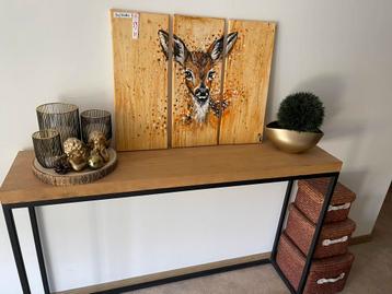Schilderij 3 luik hertje voor 49€ !!! beschikbaar voor biedingen