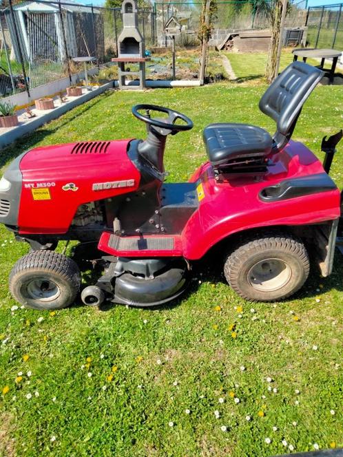 zitmaaier motec, Tuin en Terras, Zitmaaiers, Gebruikt, 90 tot 120 cm, Elektrische starter, Mulchfunctie, Opvangbak, Versnellingen