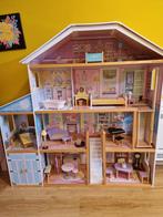 Houten poppenhuis - Kidkraft Grand View Mansion - Barbie, Ophalen, Zo goed als nieuw, Poppenhuis