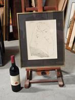 Gravure vintage signé Trémois, Antiek en Kunst, Kunst | Etsen en Gravures, Ophalen