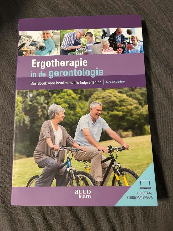 Leen de Coninck - Ergotherapie in de gerontologie, Boeken, Gezondheid, Dieet en Voeding, Zo goed als nieuw, Ophalen of Verzenden
