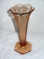 vase luxval art deco signe /val st lambert/1930, Antiquités & Art, Antiquités | Verre & Cristal, Enlèvement ou Envoi