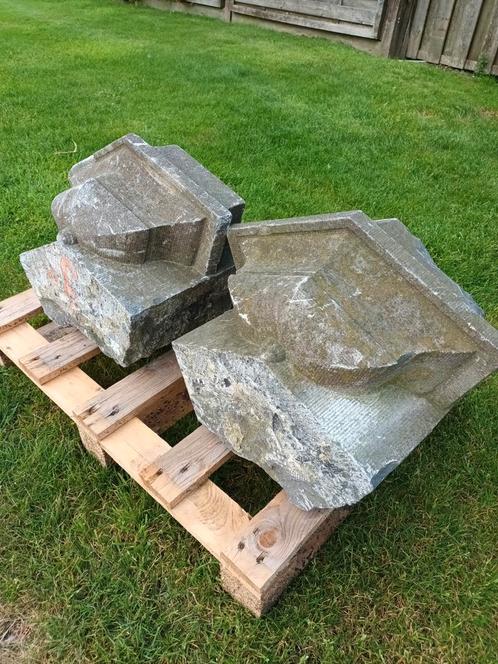 Koppel arduinen pilaar ornamenten, Tuin en Terras, Tuinpoorten, Gebruikt, Ophalen