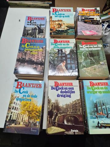 50 x Baantjer leesboeken beschikbaar voor biedingen
