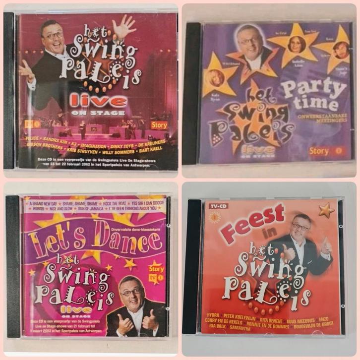 Cd's van het swingpaleis ( 4 stuks ), Cd's en Dvd's, Dvd's | Nederlandstalig, Zo goed als nieuw, Ophalen of Verzenden