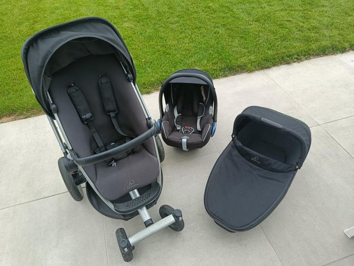 Quinny buggy set 3-in-1, Kinderen en Baby's, Kinderwagens en Combinaties, Zo goed als nieuw, Combiwagen, Quinny, Met autostoeltje