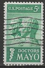 USA 1964 - Yvert 767 - De gebroeders en dokters Mayo (ST), Timbres & Monnaies, Timbres | Amérique, Envoi, Affranchi