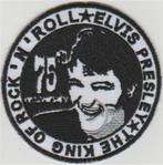 Elvis stoffen opstrijk patch embleem #3, Verzenden, Nieuw, Kleding