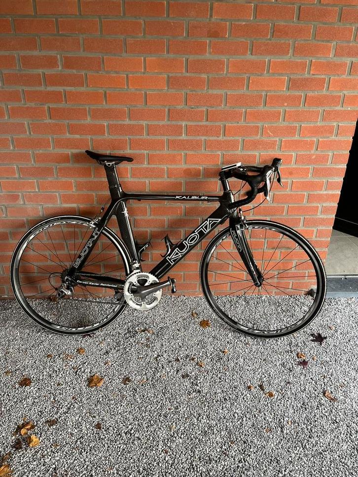 Kuata koersfiets + Garmin, Sport en Fitness, Wielrennen, Ophalen