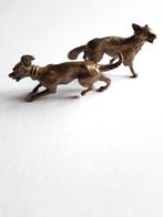2 bronzen hondjes, Comme neuf, Enlèvement ou Envoi