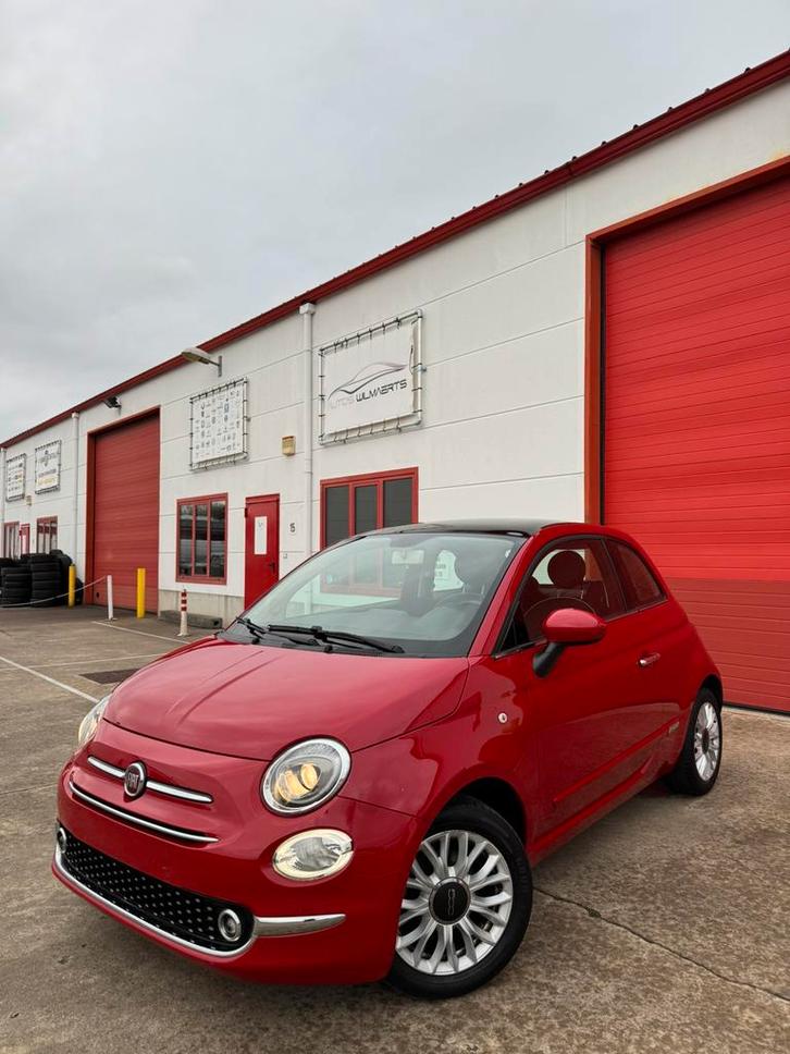 Fiat 500 lounge 2017 1.2i led/vitrualcockpit/pano/pdc, Auto's, Fiat, Bedrijf, Te koop, ABS, Adaptieve lichten, Airbags, Airconditioning