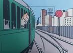 Kuifje in de trein, Postzegels en Munten, Ophalen, Met envelop, Postfris, Postfris