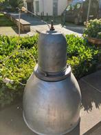 OUDE INDUSTRIELE ALUMINIUM LAMP, Huis en Inrichting, Lampen | Hanglampen, Ophalen, Gebruikt, Metaal, 50 tot 75 cm