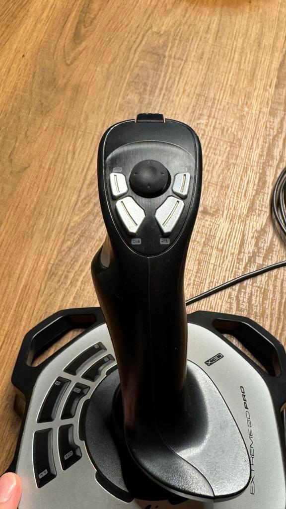 Logitech Extreme 3D Pro joystick, Computers en Software, Joysticks, Gebruikt, Ophalen of Verzenden