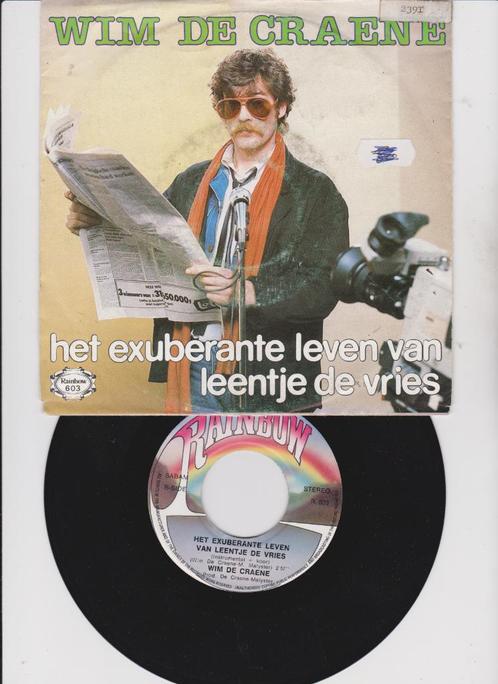 Wim De Craene – Het Exuberante Leven Van Leentje De Vries, Cd's en Dvd's, Vinyl Singles, Gebruikt, Single, Nederlandstalig, 7 inch