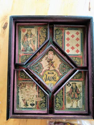 Jeu de société rétro vintage antique Nain jaune, Enlèvement ou Envoi