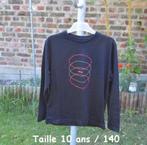 tee shirt , manches longues , navy , 10 ans , 140, Ophalen of Verzenden, Nieuw, Jongen of Meisje, Trui of Vest