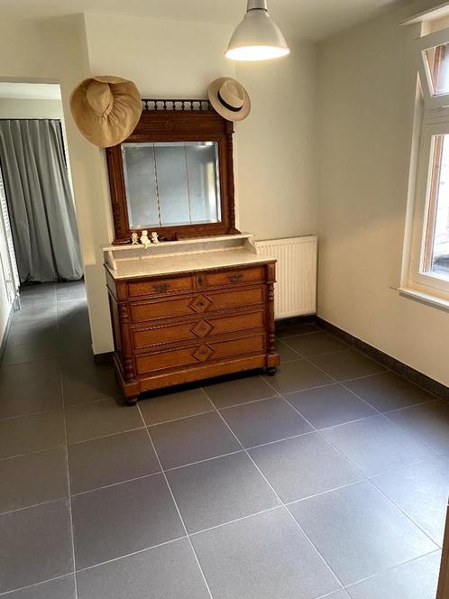 commode met spiegel, Huis en Inrichting, Badkamer | Badkamermeubels, Gebruikt, Spiegelkast, 200 cm of meer, 100 tot 150 cm, 50 tot 75 cm