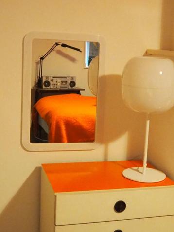 Space Age spiegel door Finnmirror, made in Finland, 1970s beschikbaar voor biedingen