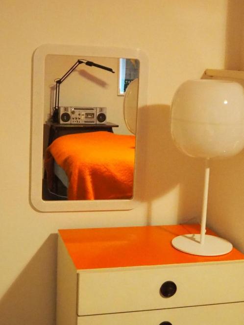 Space Age spiegel door Finnmirror, made in Finland, 1970s, Huis en Inrichting, Woonaccessoires | Spiegels, Zo goed als nieuw, Minder dan 50 cm
