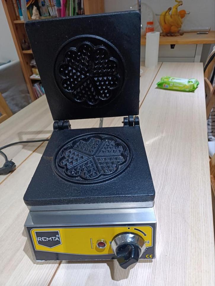 Remta W11 professioneel wafelijzer — Çiçek wafel (16 cm), Zakelijke goederen, Horeca | Keukenapparatuur, Ophalen