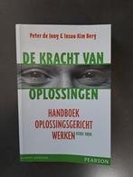 Boek - De kracht van oplossingen, Ophalen of Verzenden, Gelezen, Peter de Jong; Insoo Kim Berg