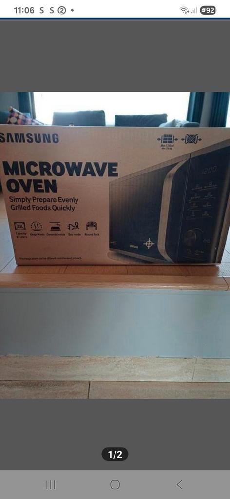Microwave oven Samsung MG23B3515AK/EN., Elektronische apparatuur, Microgolfovens, Grill, Oven, Ophalen