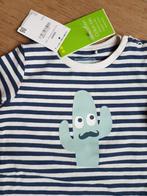 JBC - T-shirt en coton bio, neuf ligné avec cactus T.18 mois, Kinderen en Baby's, Babykleding | Maat 80, Nieuw, Shirtje of Longsleeve