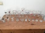 set bierglazen - allerlei, Verzamelen, Ophalen, Gebruikt, Bierglas