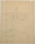 Tekening van René Magritte (?), Ophalen of Verzenden