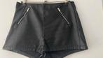 Short similicuir t/36, Ophalen, H&M, Kort, Zwart