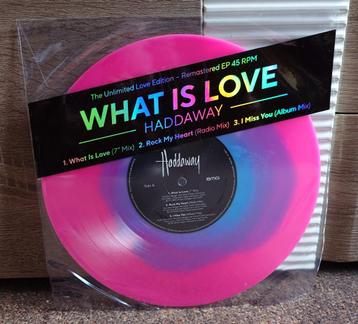 Haddaway - What Is Love - EP (10) (Pink & Blue Vinyl) beschikbaar voor biedingen