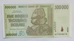 Zimbabwe 500.000 Dollars 2008, Enlèvement ou Envoi, Zimbabwe
