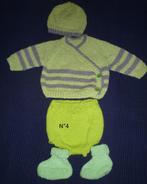 Layettes au choix : brassière, pantalon, bonnet et chaussons, Enfants & Bébés, Vêtements de bébé | Taille 50, Garçon ou Fille