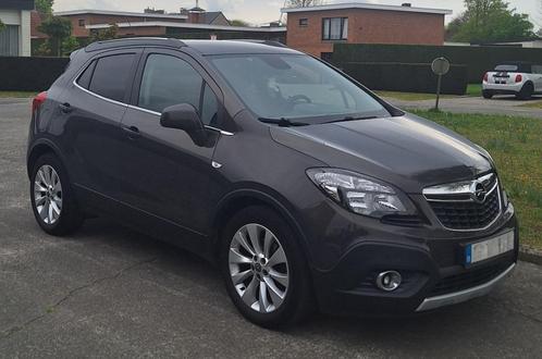 Opel Mokka Turbo, Auto's, Opel, Particulier, Mokka, Achteruitrijcamera, Benzine, Euro 6, Automaat, Zilver of Grijs, Grijs, Leder