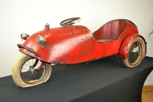 Grote metalen Trapauto Racer - Zeldzaam model !!!, Antiquités & Art, Antiquités | Jouets, Enlèvement