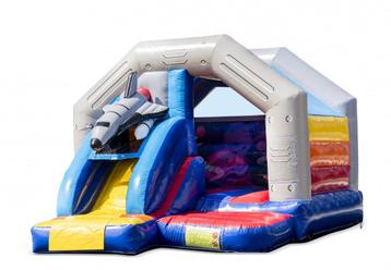 Te koop Springkussen Slide Combo Space beschikbaar voor biedingen