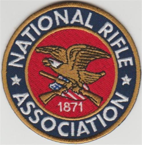 NFA National Rifle Association stoffen opstrijk patch emblee, Verzamelen, Kleding en Patronen, Nieuw, Verzenden