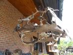 Kroonluster Damhert 80 cm bol vorm  75 cm hoog, Ophalen