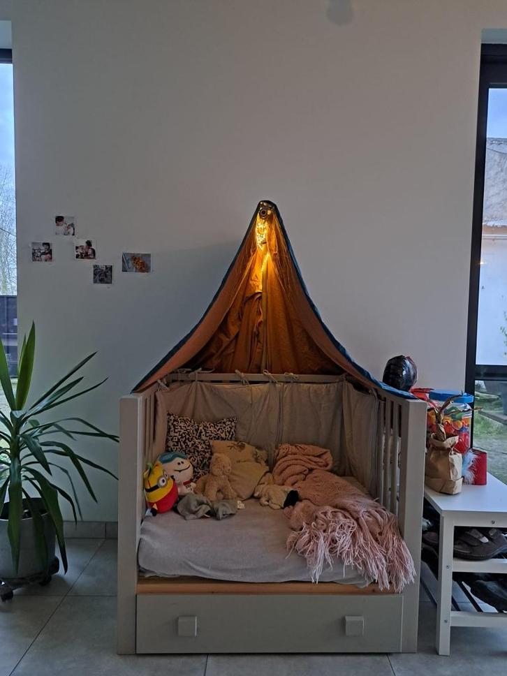 Kinderpark - QUAX, Kinderen en Baby's, Babyparken, Gebruikt, Vierkant, In hoogte verstelbaar, Boxkleed, Lade, Ophalen