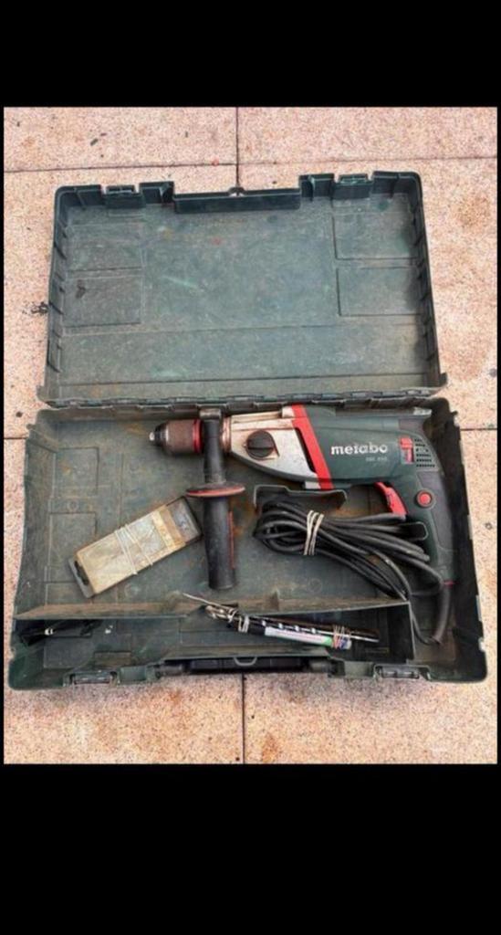 Boormachine metabo, Doe-het-zelf en Bouw, Gereedschap | Boormachines, Zo goed als nieuw, Boormachine, 400 tot 600 watt, Klopboormechanisme