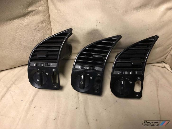 Bmw E36 lichtschakelaar rooster unit coupe cabrio 3-serie m3, Auto-onderdelen, Dashboard en Schakelaars, BMW, Gebruikt, Ophalen of Verzenden