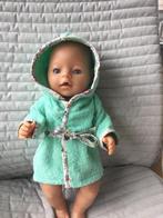 279. Babyborn: Nieuwe groene badjas, Ophalen of Verzenden, Nieuw, Babypop