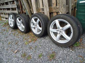 4 aluminium velgen 5 x 114,3 x 17 met goede banden  beschikbaar voor biedingen