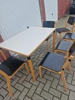 Tafel met stoelen, Huis en Inrichting, Tafels | Eettafels, Ophalen, Zo goed als nieuw